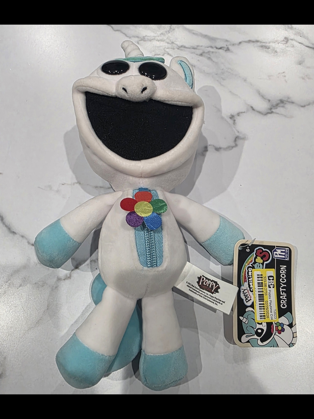 Craftycorn 8” Plush Poppy Playtime Smiling Critters White Licensed Phatmojo NEW